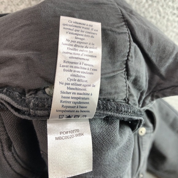 Faherty Pants Mens 36x28 Gray Slate 5 Pocket Terry stretch Casual Comfort Office - Picture 8 of 13